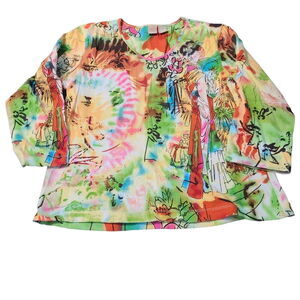 Wear It Womens T-Shirt MultiColor Size 1 100% Cotton Pullover Long Sleeve